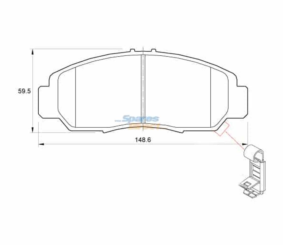 KBC Brake Pads (Front) for Honda