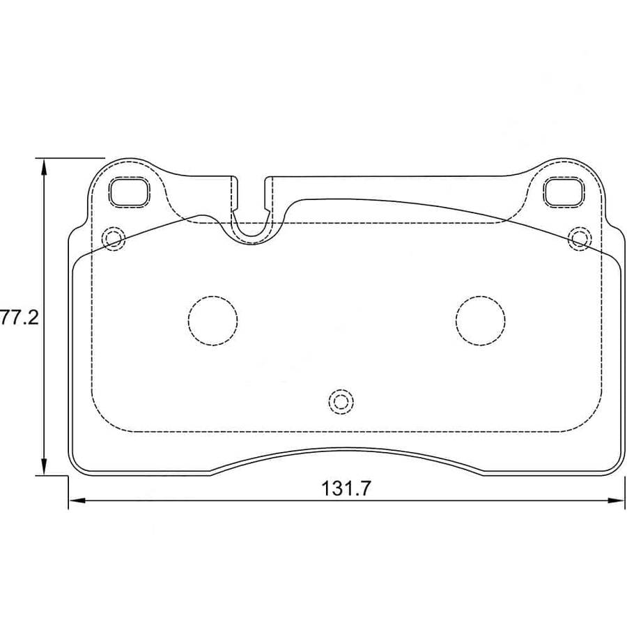 KBC Brake Pads (FRONT) for VW Toureg 1  D3650