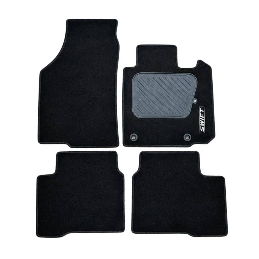 Suzuki Swift 3 Mats 4pc Set Black 18-24