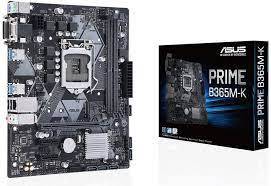 ASUS PRIME B365M-K  Intel Socket 1151 9th / 8th Gen Intel Core, Pentium Gold and Celeron...