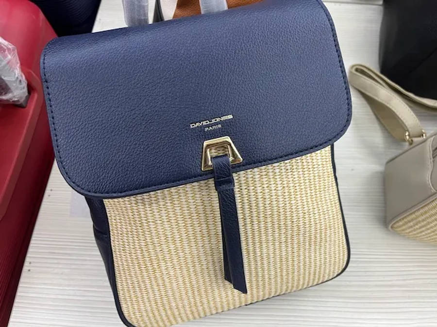 David Jones Backpack Blue/Nude