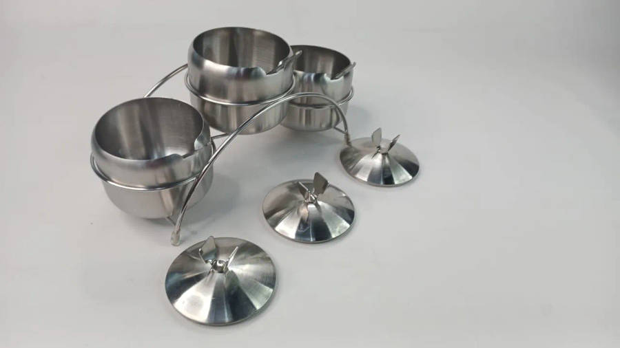 3Pcs Stainless Steel Spice Rack