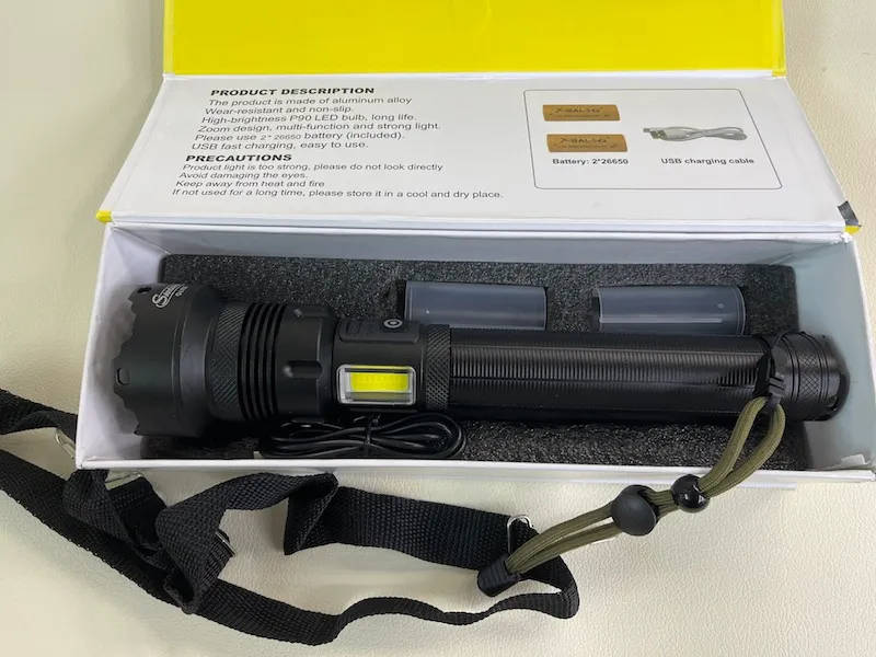 Usb Rechargeable Flash Light