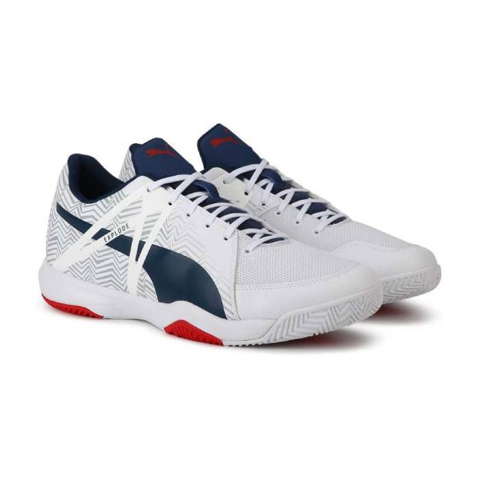PUMA EXPLODE EH3 WHITE SQUASH SHOE RETAIL R1300