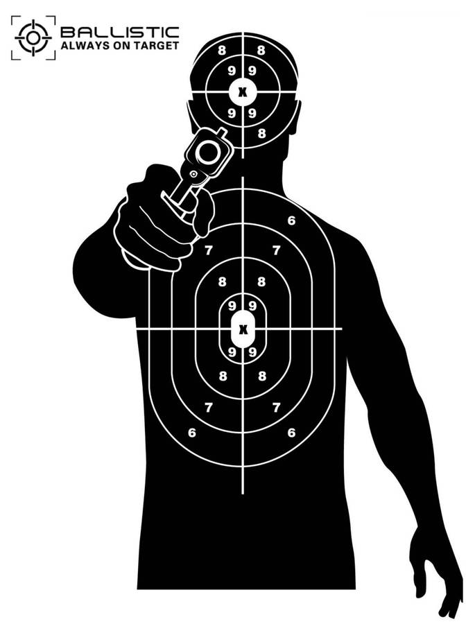 Ballistic Man Target