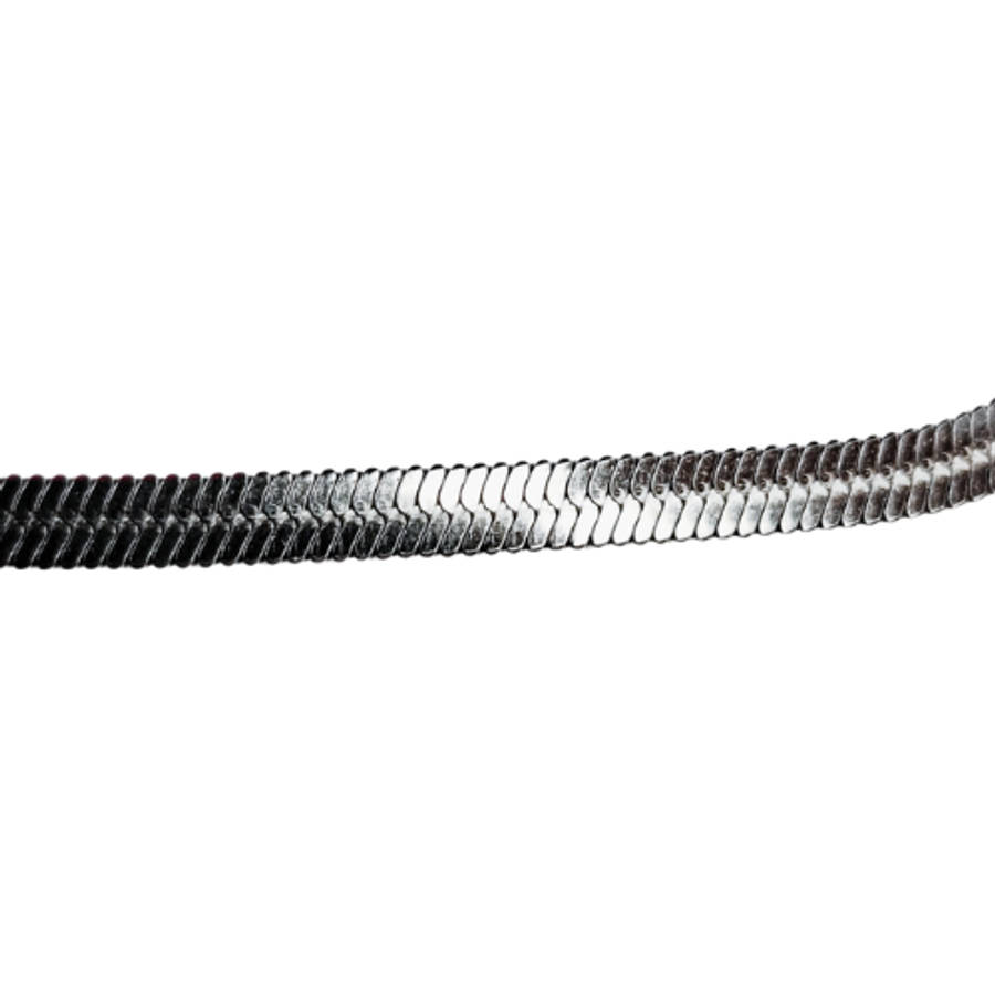 Blade Chain with lobster clasp, Stainless steel, 60cm, 4mm wide