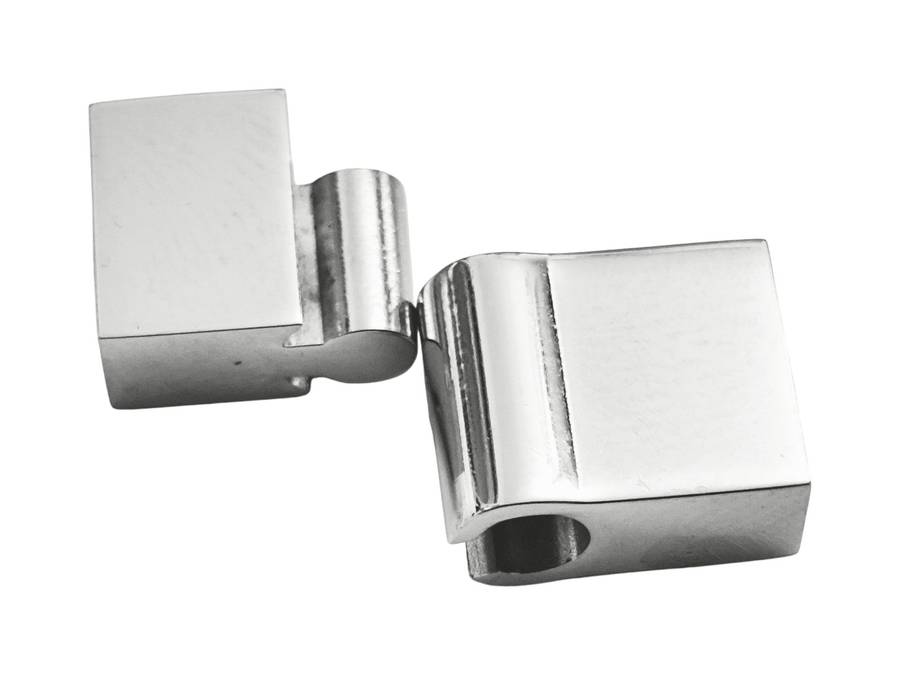 Stainless steel Magnetic slide clasp, 22x12mm