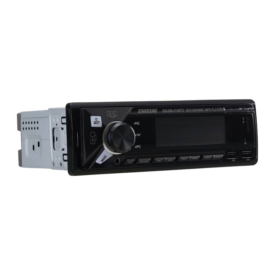 STARSOUND SSUSB-210BTD Media Player with Bluetooth & USB