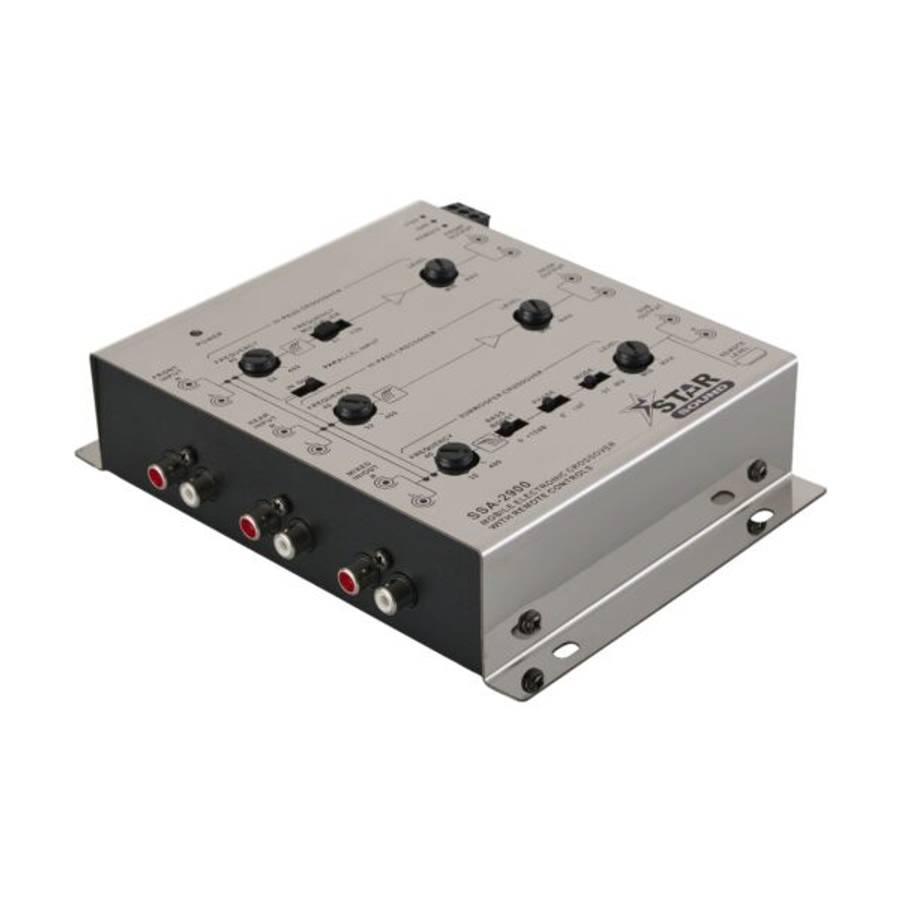 Description Exclusive Infinite Crossover Design  2/3 Way Asymmetrical Electronic Crossover  Bass Sha