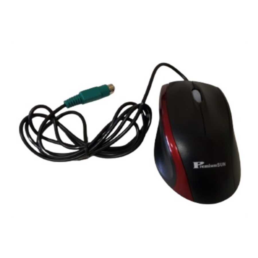PremiumSun™ Black and Red PS/2 Optical Mouse