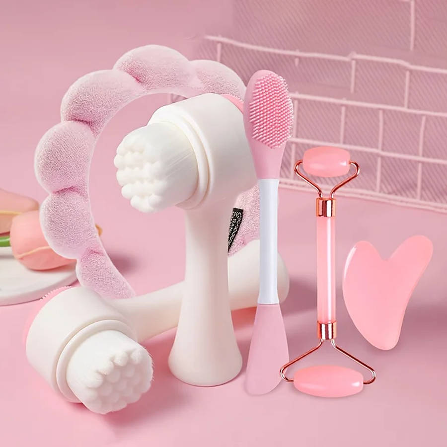 Complete 5 Piece Facial Cleansing Beauty Set