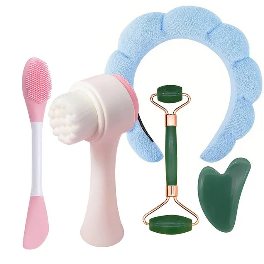 Complete 5 Piece Facial Cleansing Beauty Set