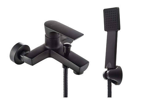 Kessler Bath Mixer Tap | Bathroom Faucet Wall Mia Chrome | Akira Matte Black - Different Color