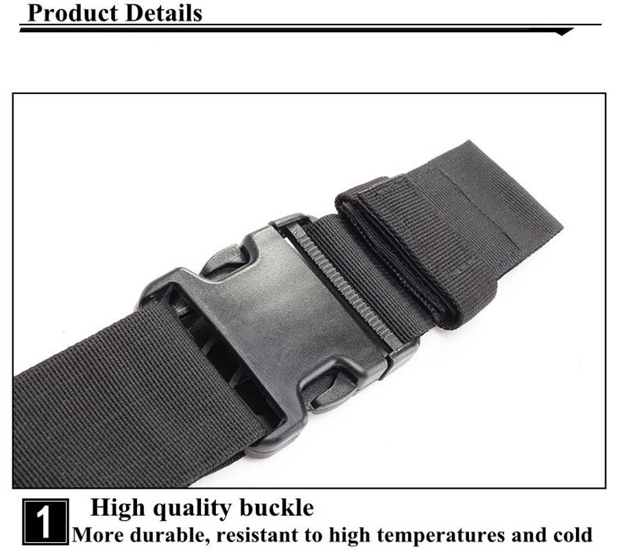 Drop Right Leg Gun Holster Gun Bag - BLACK