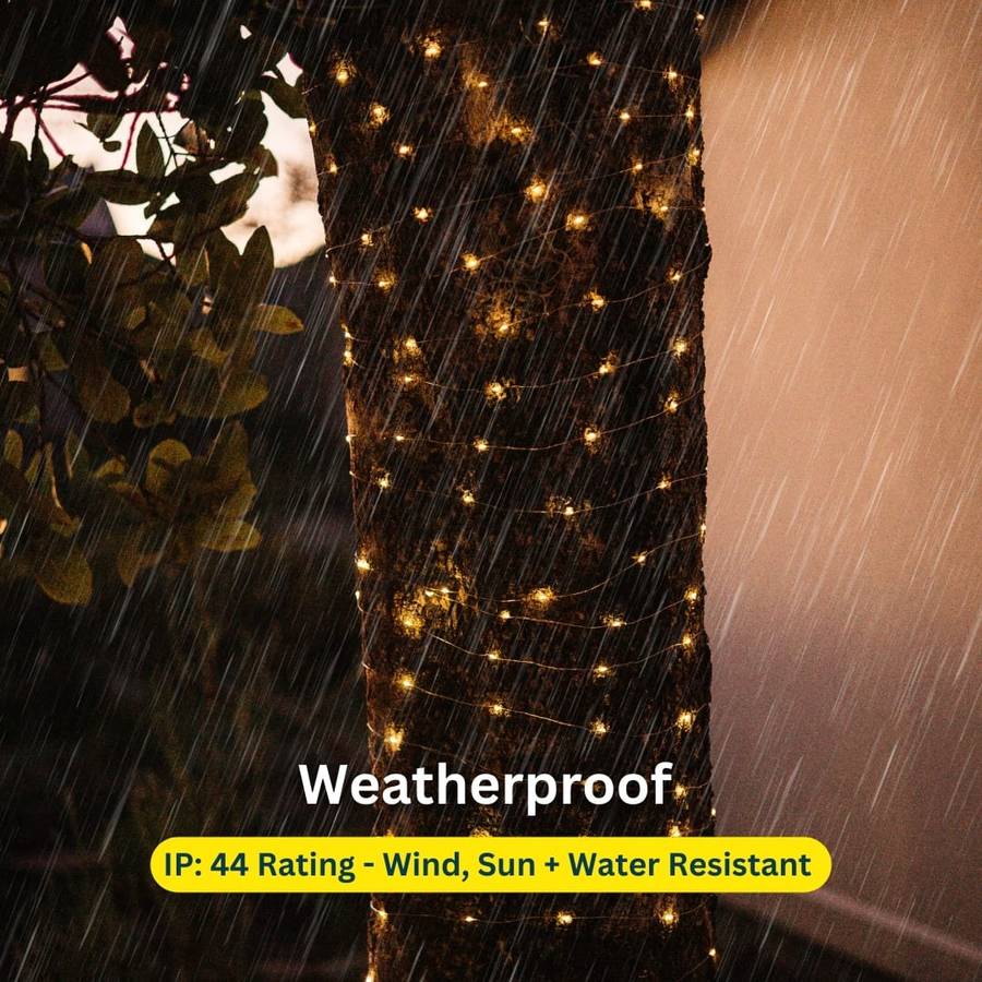 20m 200 LED Solar Copper Wire Fairy Lights