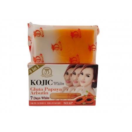Kojic Gluta Papaya Arbutin soap with Glutathione Plus