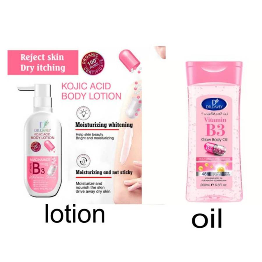 Dr Davey Vitamin B3 Glow Body Oil