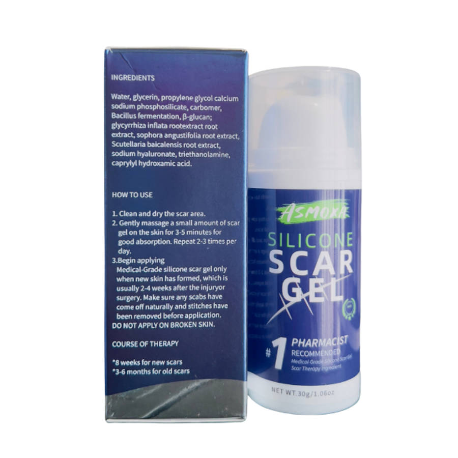 Asmoxa Silicone Gel for Scars  30g
