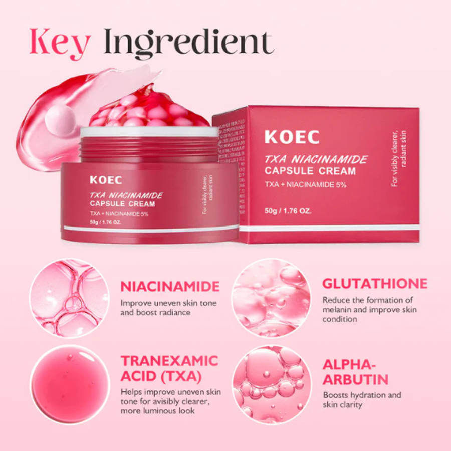 KOEC TXA + Niacinamide Capsule Cream