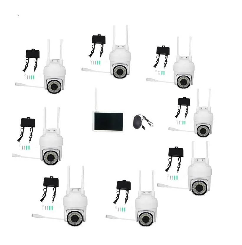 Aerbes AB-JK37 Ball Machine Wi-Fi Camera Set With Screen 8 Channel