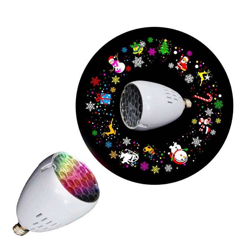 Wolulu AS-50304  LED RGB Bulb Projector Light E27