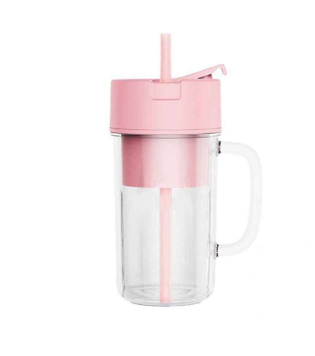 Aorlis AO-78227 Portable Rechargeable Handheld Juice Blender Cup With Straw 500ML