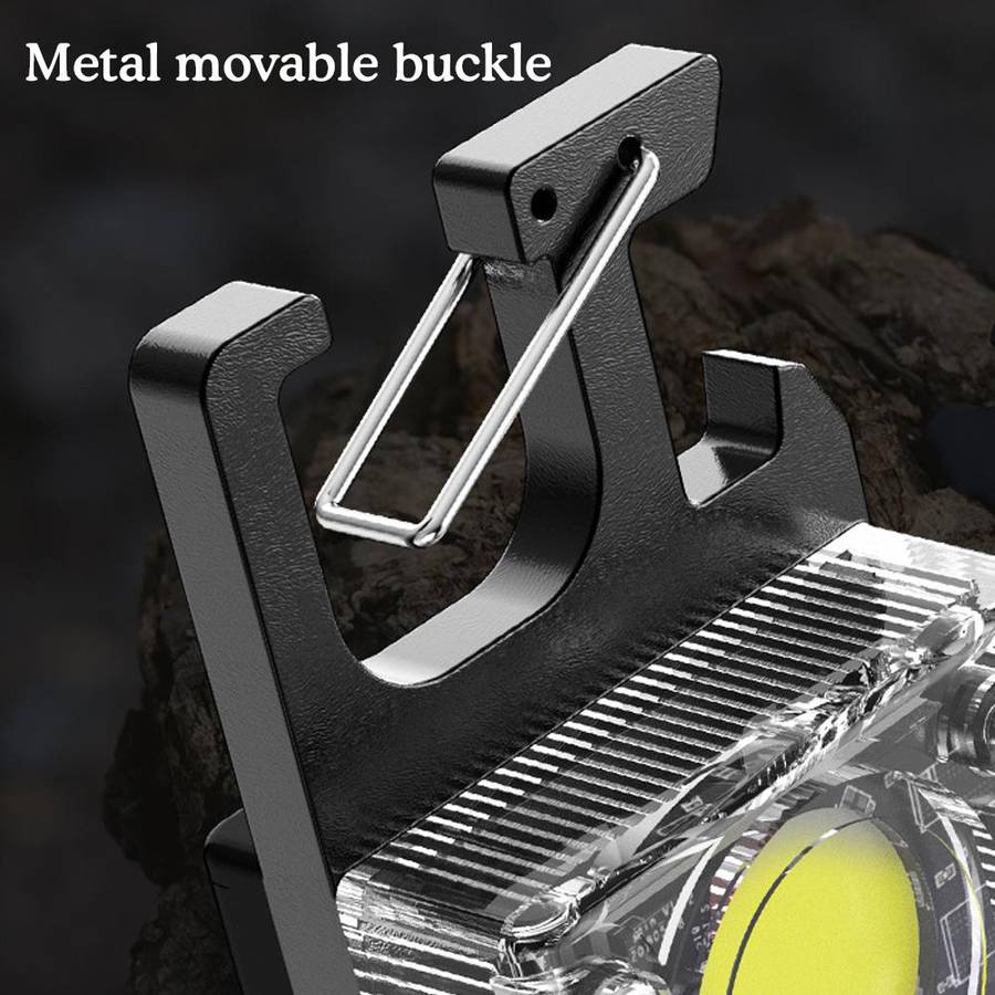 Aerbes AB-TY90  Solar Powered Keychain Light With Carabiner