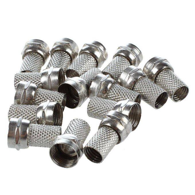 Self Tightening F-Head TV Screw Connector Pack OF 100