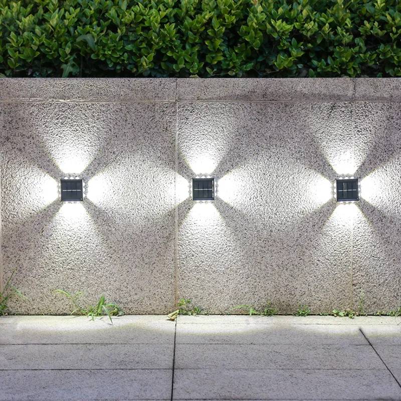 FA-YD-2309 Solar Powered Wall Garden Light 12LED White