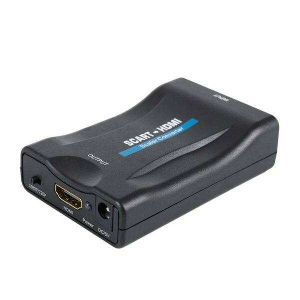 1080P SCART TO HDMI Converter Digital Analog Signal Adapter Fit NTSC,PAL For SKY