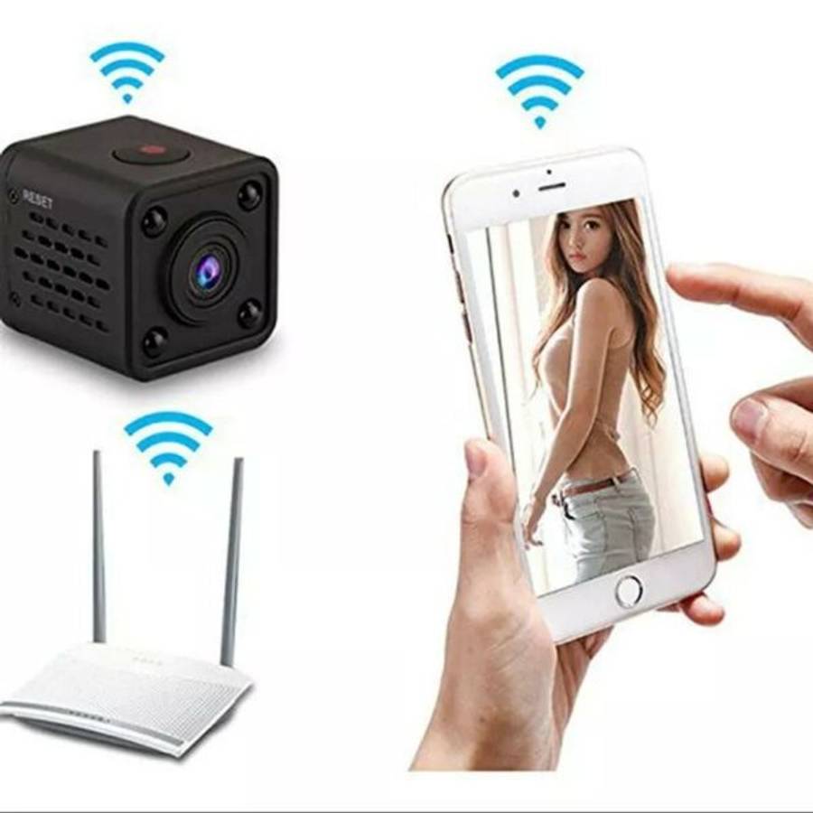 Mini WiFi Camera HD 1080P Video Audio Recorder with IR Night Vision Motion Detection Small Wireless