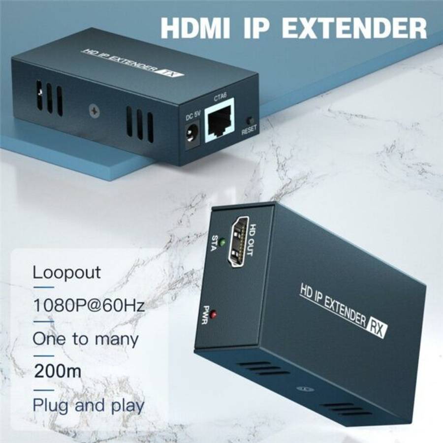 200m HDMI Over IP Extender