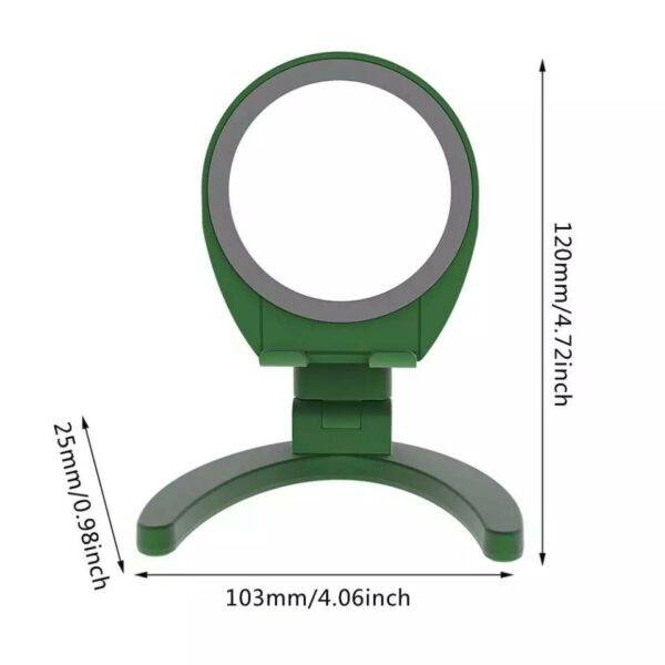 Foldable And Portable Phone Holder With Mirror Vanity