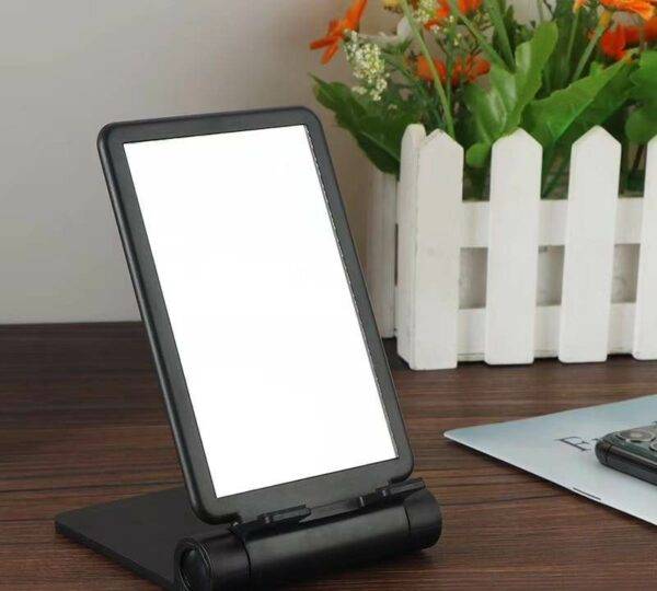 JZ-Y001 Desk Holder Cell phone Tablet With Portable Makeup Mirror