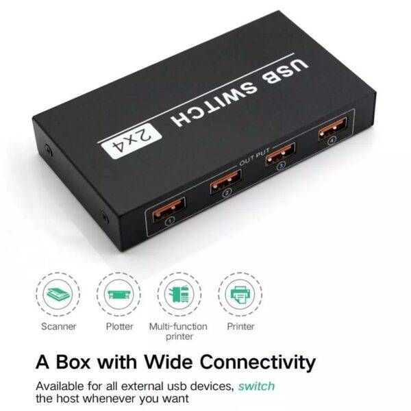 USB Switch Selector 2 Computers Sharing