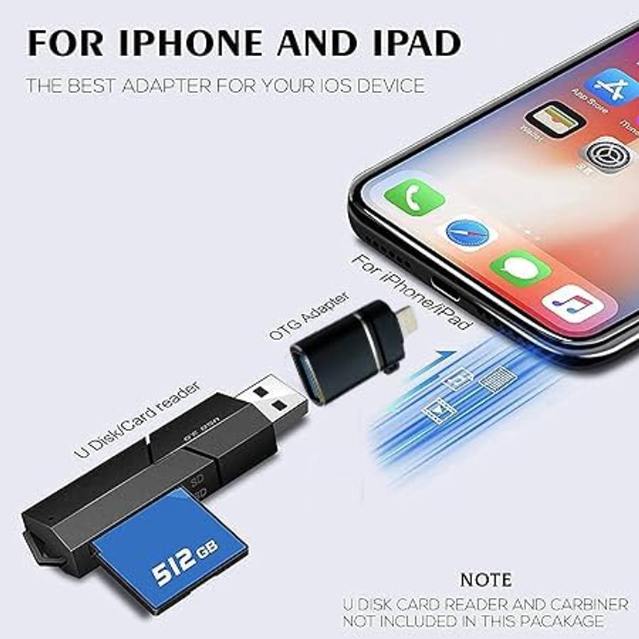 SE-TQ01 IOS To Female USB OTG Flash Drive