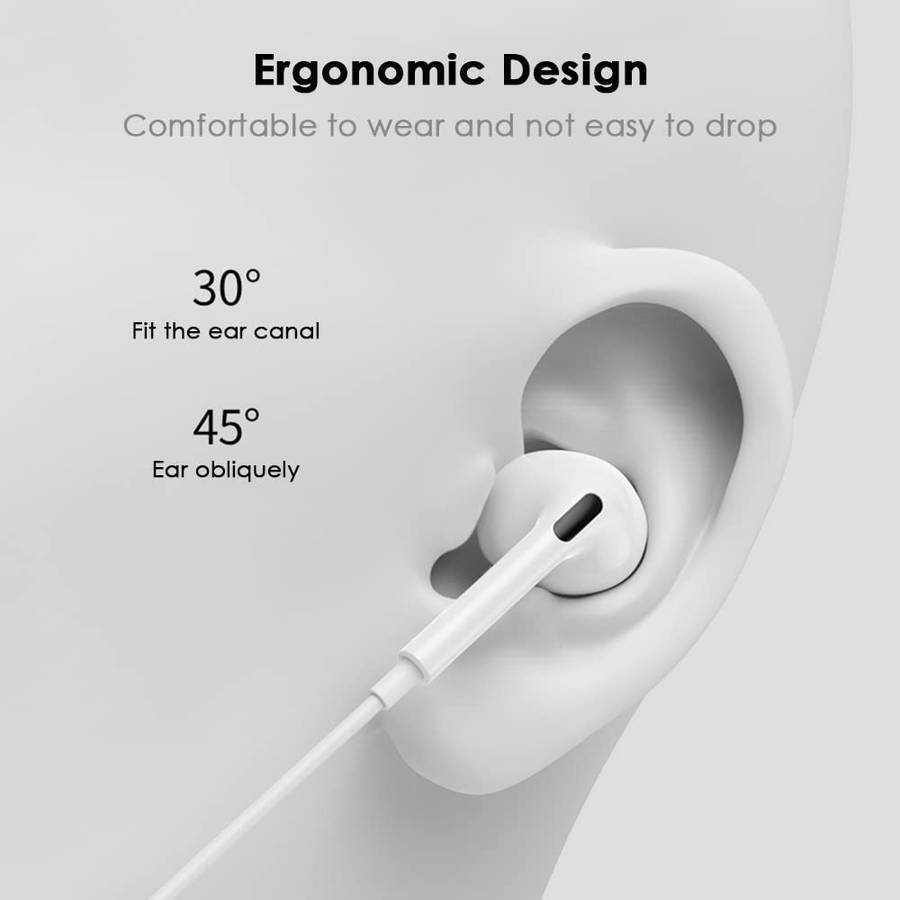 Wired Lightning Earpods For IOS