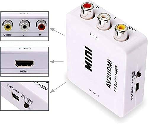 AV to HDMI Converter Adapter 1080P