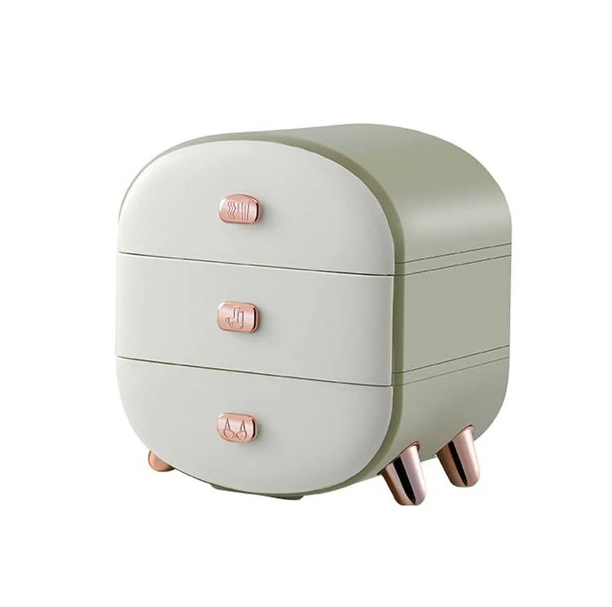 438797 Ectia Plastic 3 Drawer Storage Box For Small Items