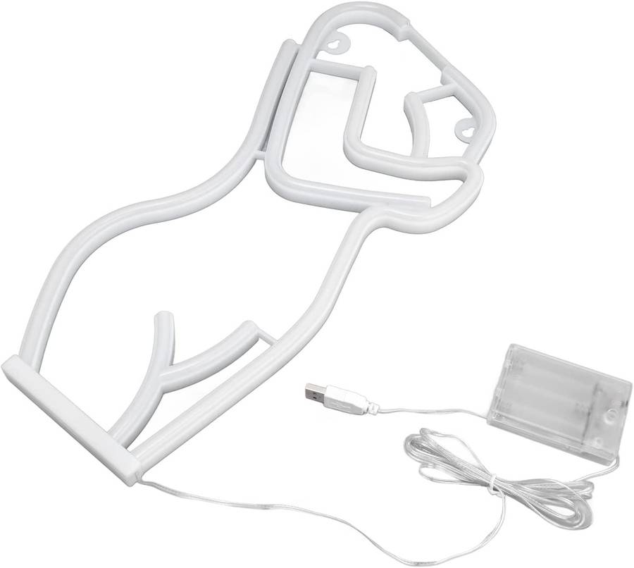 FA-A62 Lady's Front Silhouette Neon Sign Lamp USB And Battery Operated
