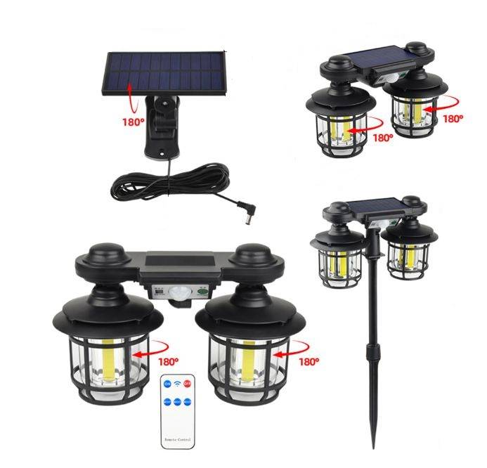 FA-JD-2217 Solar Powered Sensor Light 192 COB