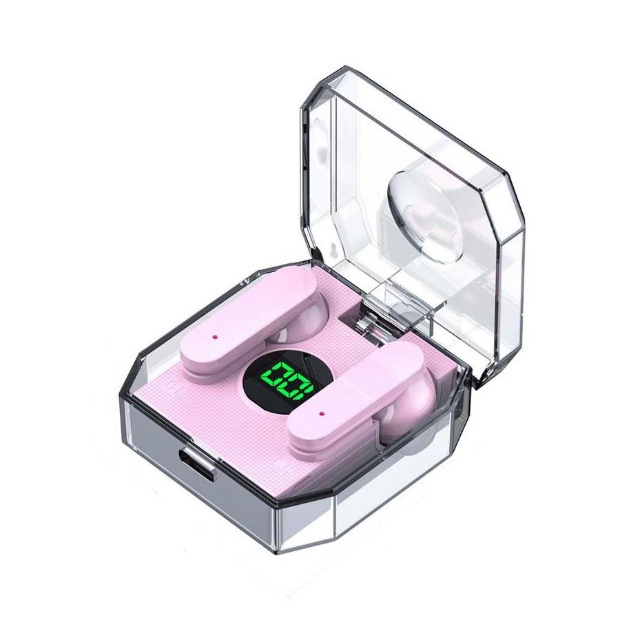 Air12Pro Wireless Bluetooth 5.1 TWS Earphone for Iphone 12Pro Transparent Case
