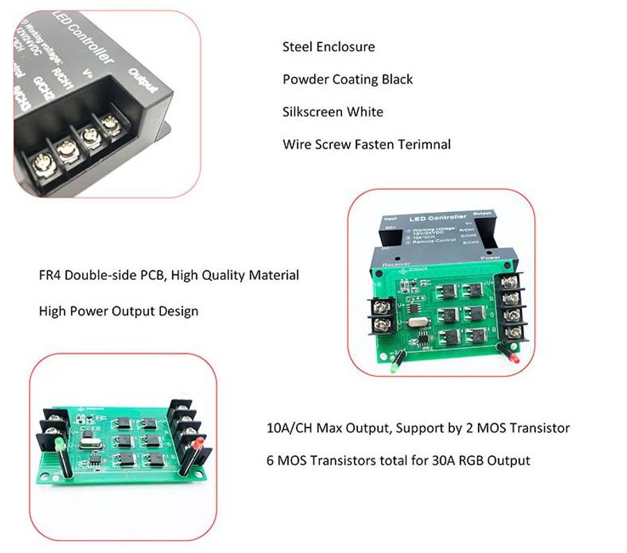 Aerbes AB-Z1095 Low Voltage LED 6 Key Touch Controller