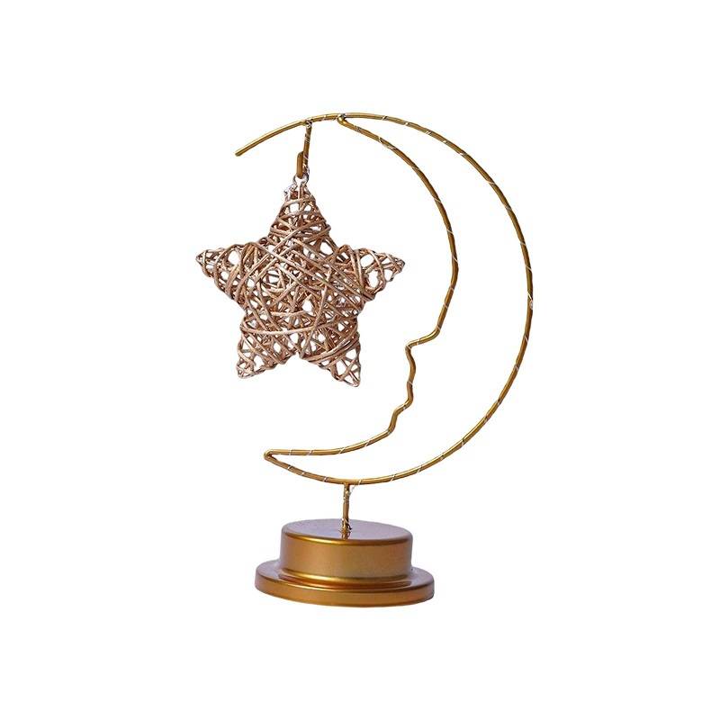 Battery Operated Star Quarter Moon Light Warm White