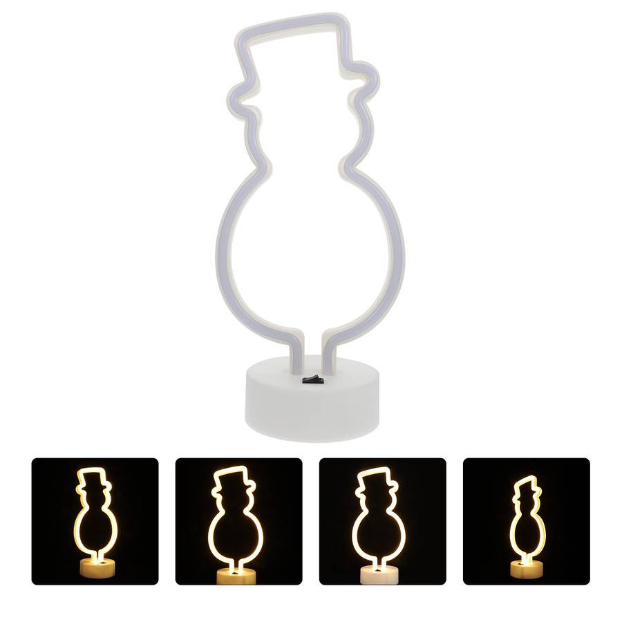 B-22 USB DC Cable Or Battery Operated Yeti Neon Lamp With Base