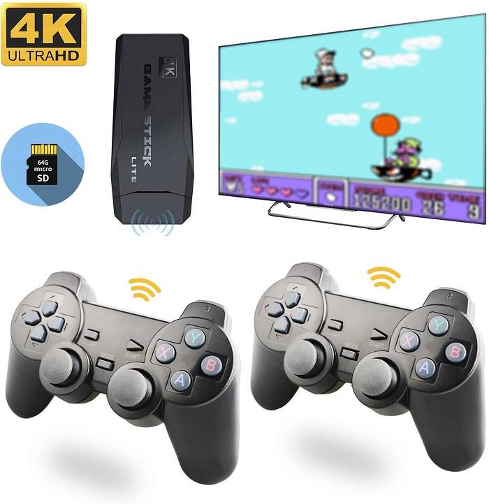 DS05 Wireless Game Stick With 2 Remote Controls 2.4ghz