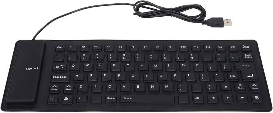 XF0610 USB Wired Soft Silicone Flexible Keyboard