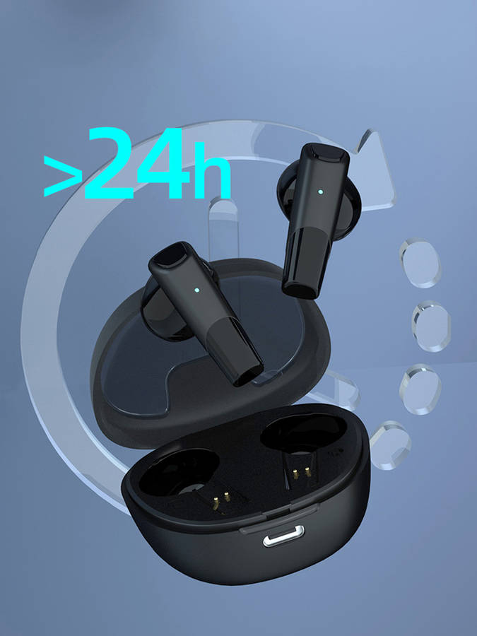 Treqa BT-33 Bluetooth 5.2 Headset with Transparent Cover Available In Black &amp; White