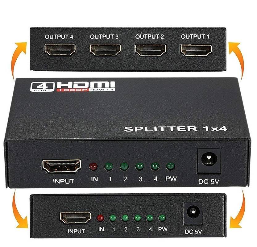 HDMI Splitter 4 Port 1080P