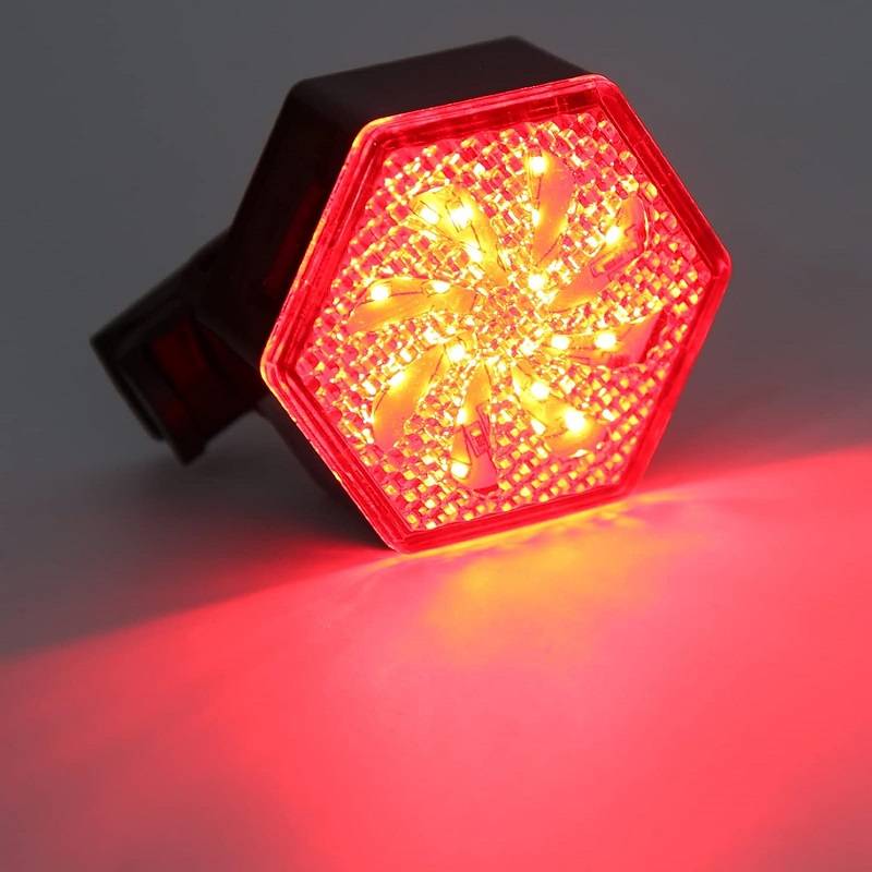 Aerbes AB-ZX12  Bicycle Tail Light Red 500mah Battery